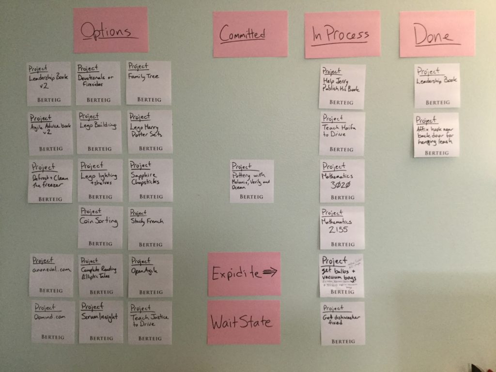 Personal Kanban Board 20180916